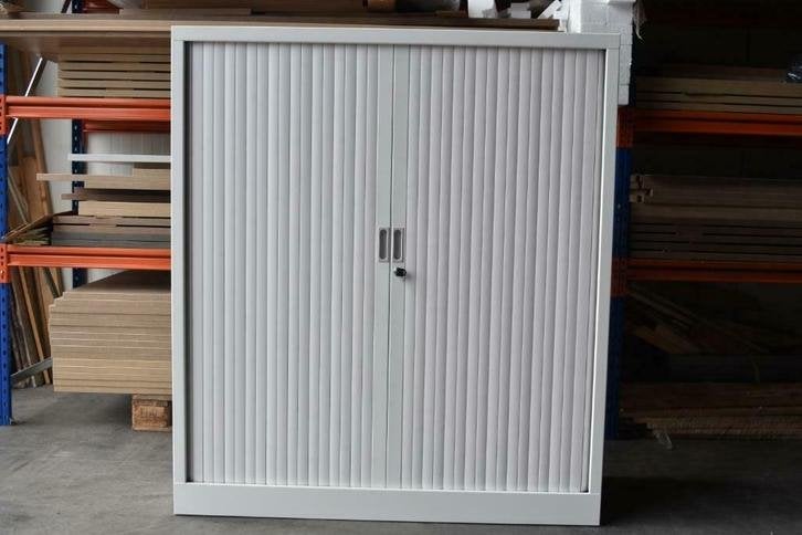 Witte archiefkasten/roldeurkasten/kantoorkasten, Niet ingevuld, 100 tot 150 cm, Niet ingevuld, Ophalen of Verzenden