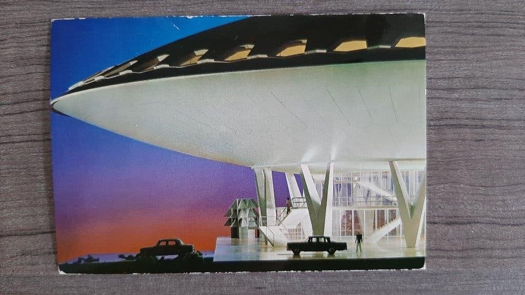 Ansichtkaart Evoluon, Ophalen of Verzenden, 1960 tot 1980, Gelopen, Noord-Brabant