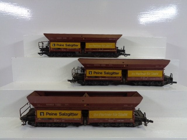 ROCO (set-2) 4370  PEINE SALZGITTER wagen 3x DB (H0), Gebruikt, Gelijkstroom, Wagon, Ophalen of Verzenden
