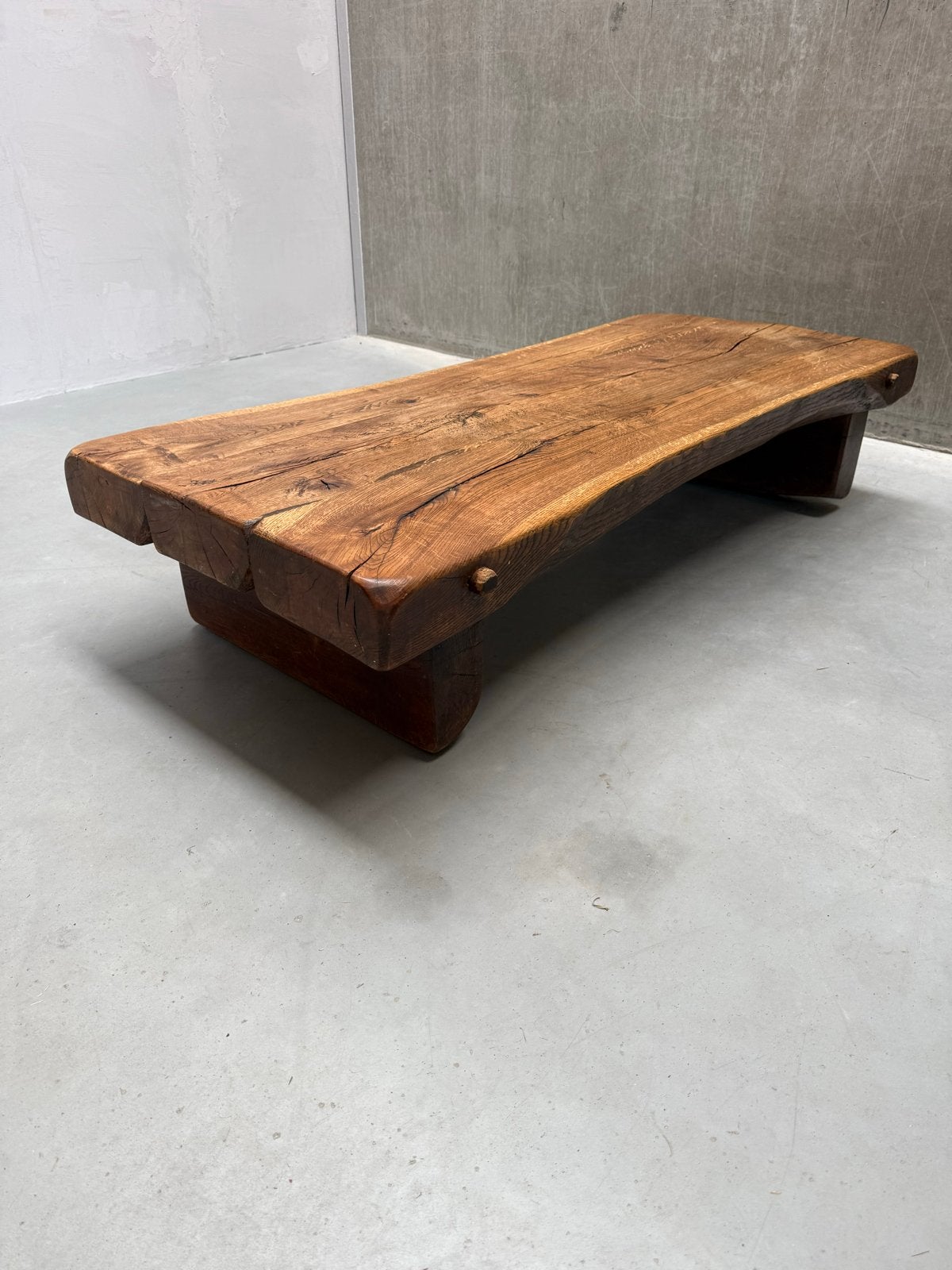 Brutalistisch Japandi Wabi Sabi Salontafel, Gebruikt, Ophalen of Verzenden, X, X