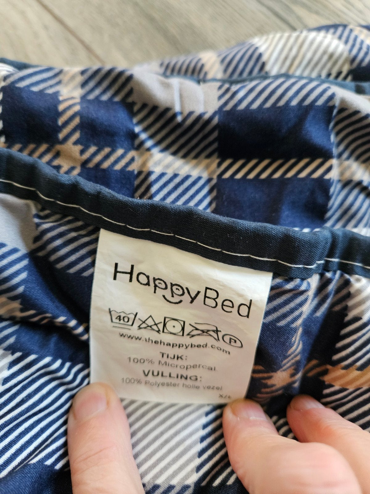 HappyBed Dekbedovertrek 200x220 met 2 kussenslopen, Huis en Inrichting, Anti-allergisch, Dekbedovertrek, Overige materialen, Tweepersoons