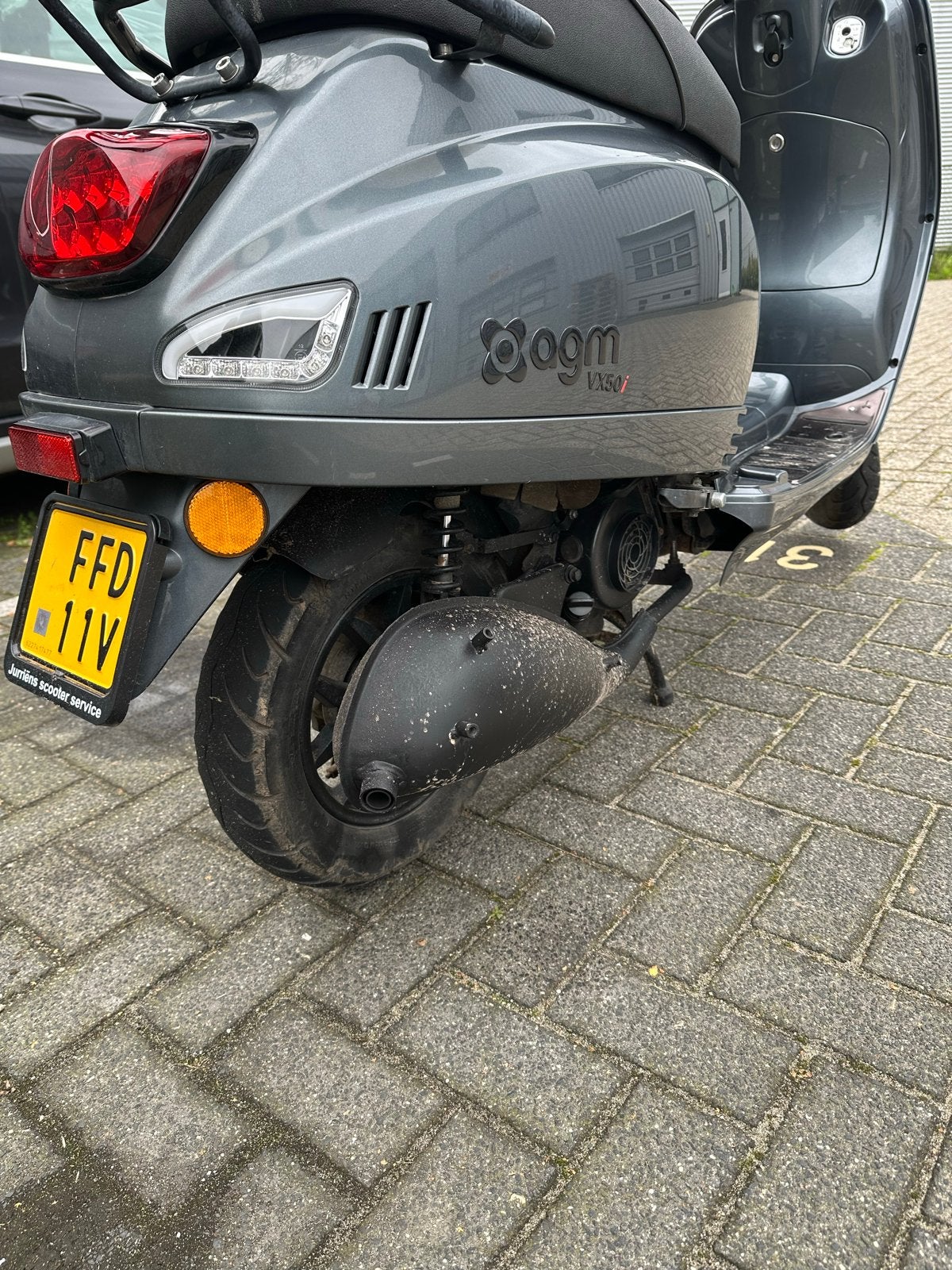 AGM VX50 Scooter - Blok en uitlaat nieuw gespoten, Fietsen en Brommers, Ophalen of Verzenden, Gebruikt
