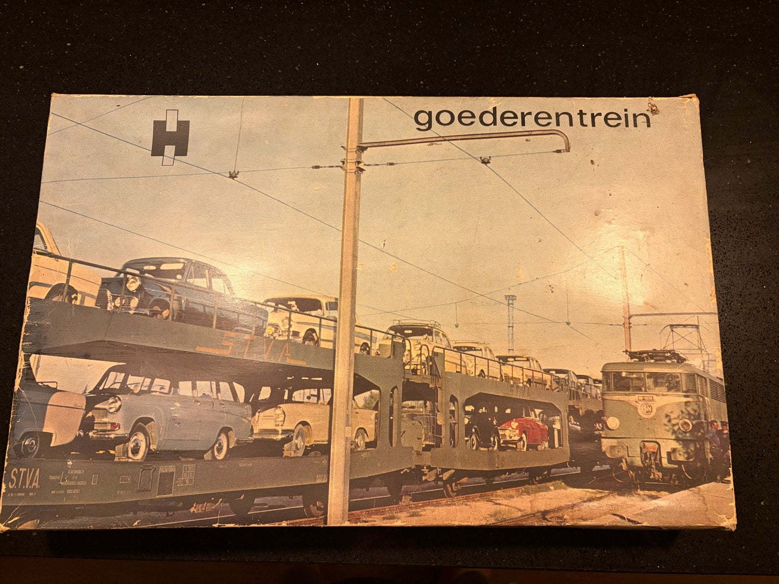 H Goederentrein Startset - Vintage Treinset met Locomotief, Ophalen, Wisselstroom, Märklin, Gebruikt
