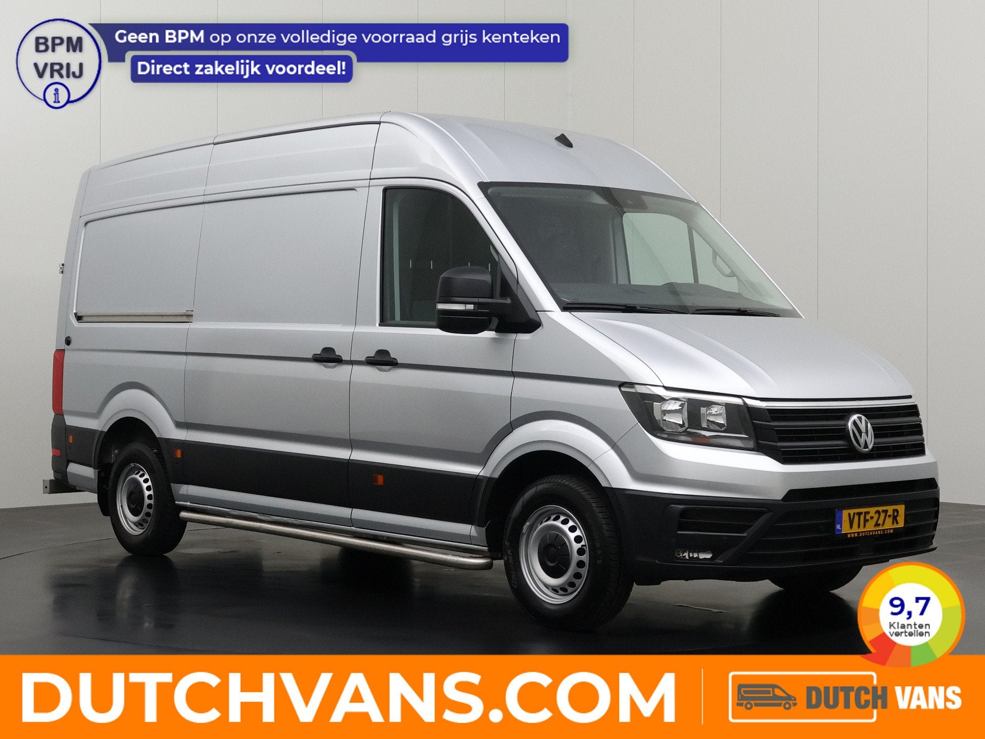 Volkswagen Crafter 2.0TDI 177PK Automaat L3H3 Highline | Tre, Dealer onderhouden, Stof, Gebruikt, 4 cilinders