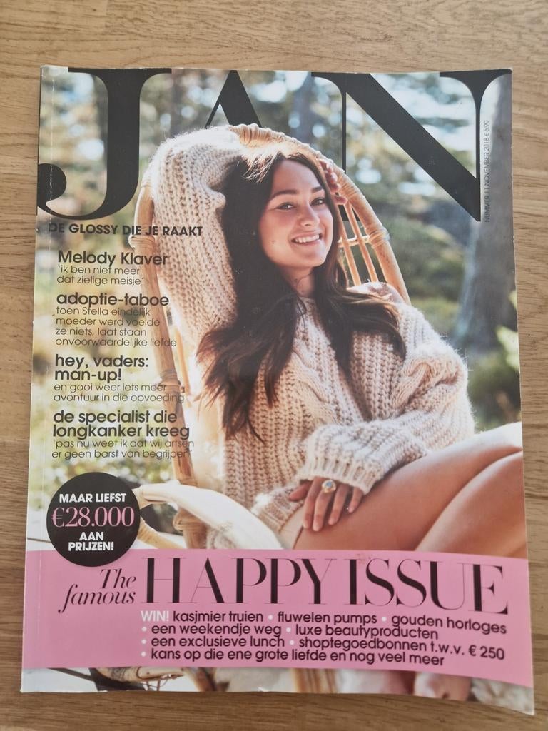 2 X GLOSSY "JAN", Ophalen, Zo goed als nieuw, Damesbladen