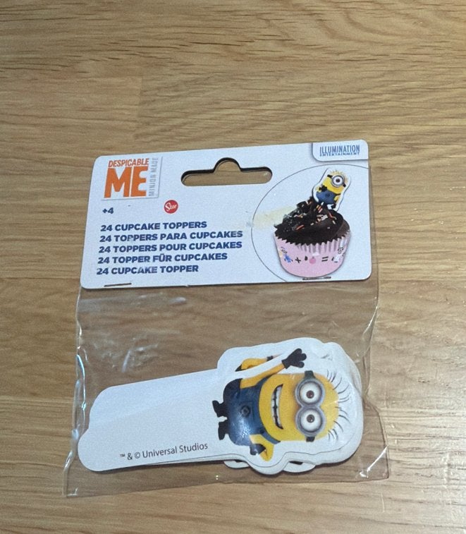 Minions Cupcake Toppers - 24 stuks, Ophalen, Nieuw, Cupcakes, Versiering