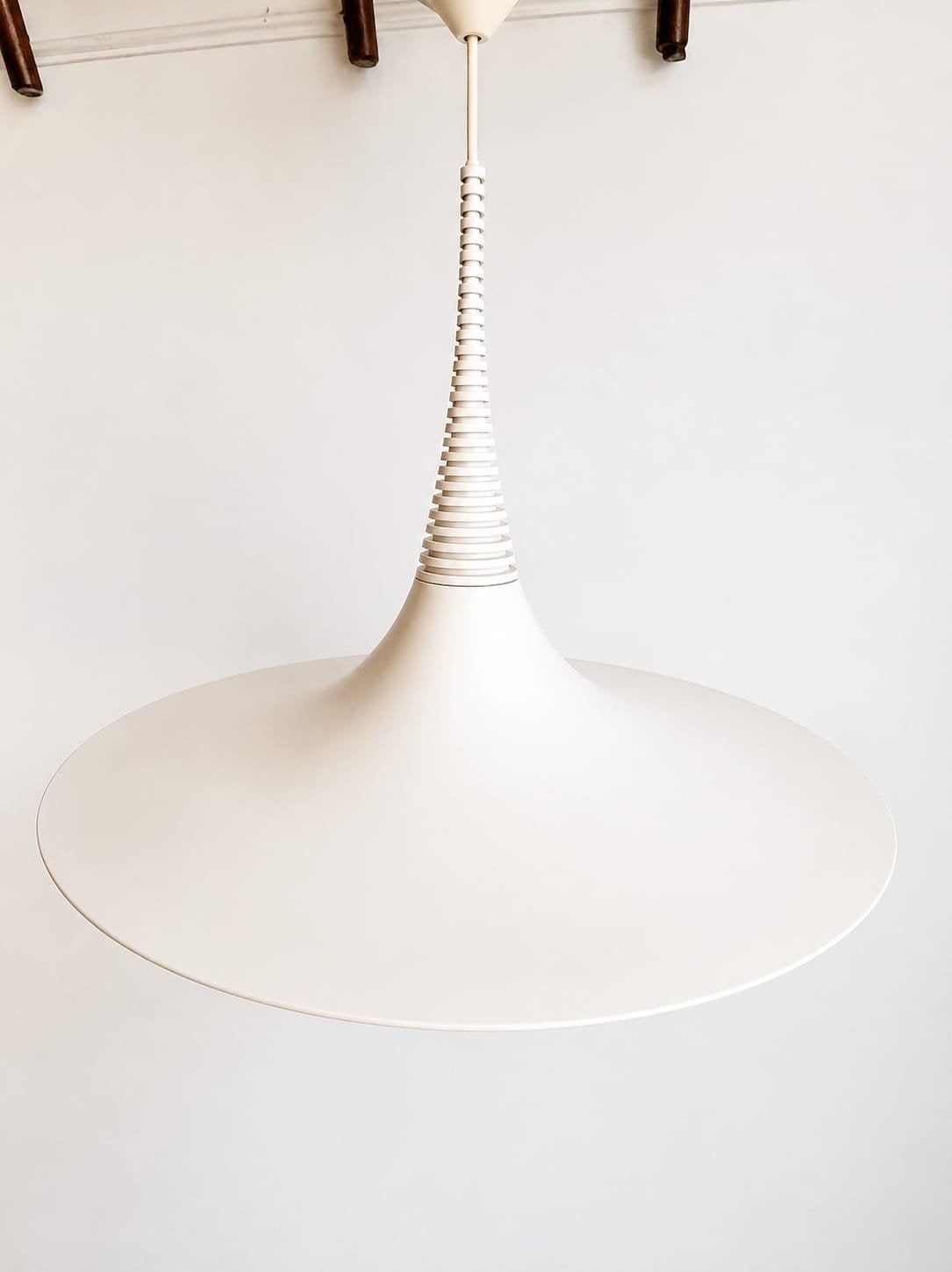 Vintage Vrieland Design Heksenhoedlamp Ø50 cm, Vintage, Zo goed als nieuw, Metaal, E27 (groot)