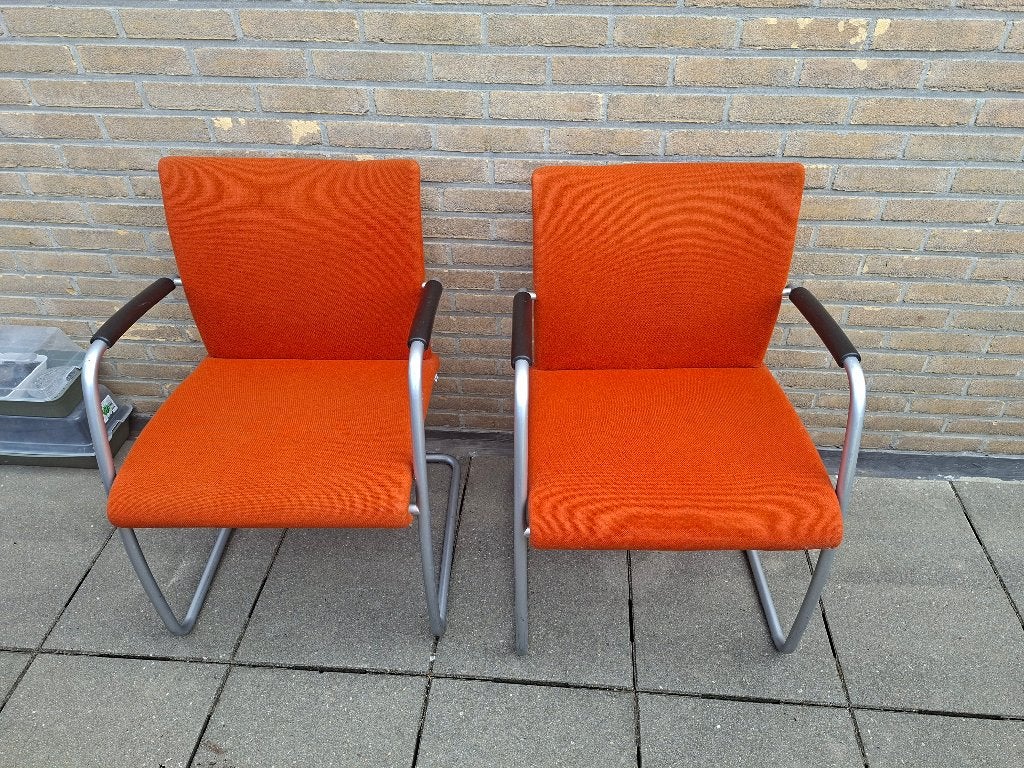 Car kantinestoel, Huis en Inrichting, Stoelen, Ophalen, Gebruikt, Twee, Overige kleuren