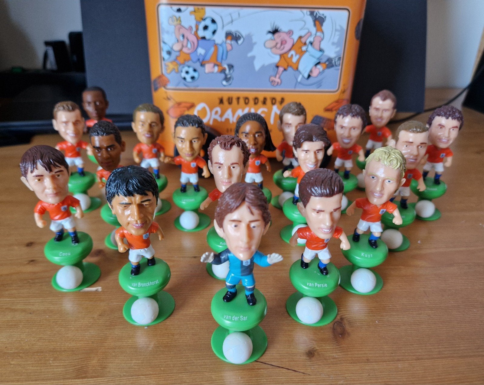 18 Oranje elftal poppetjes EK 2008 Super de Boer, Ophalen of Verzenden
