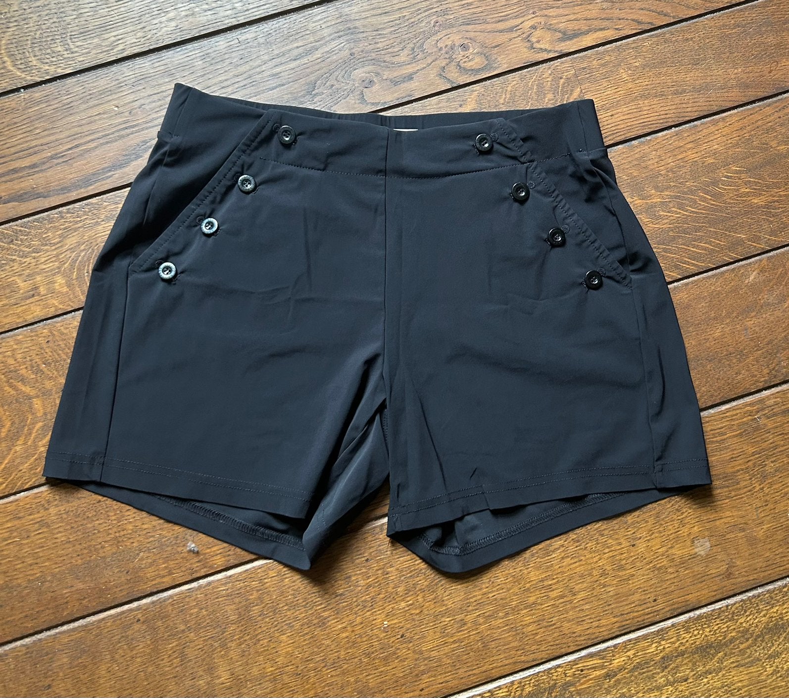 Zwarte Studio Anneloes short, korte broek in S, Kleding | Dames, Kort, Verzenden, Zwart, Zo goed als nieuw