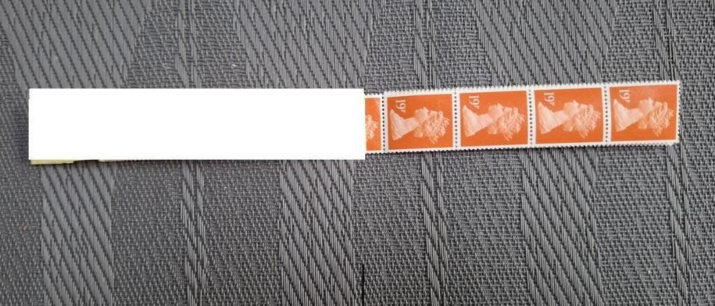 postzegel engeland machin uitgave rolzegel 19 P, Verzenden, Postfris