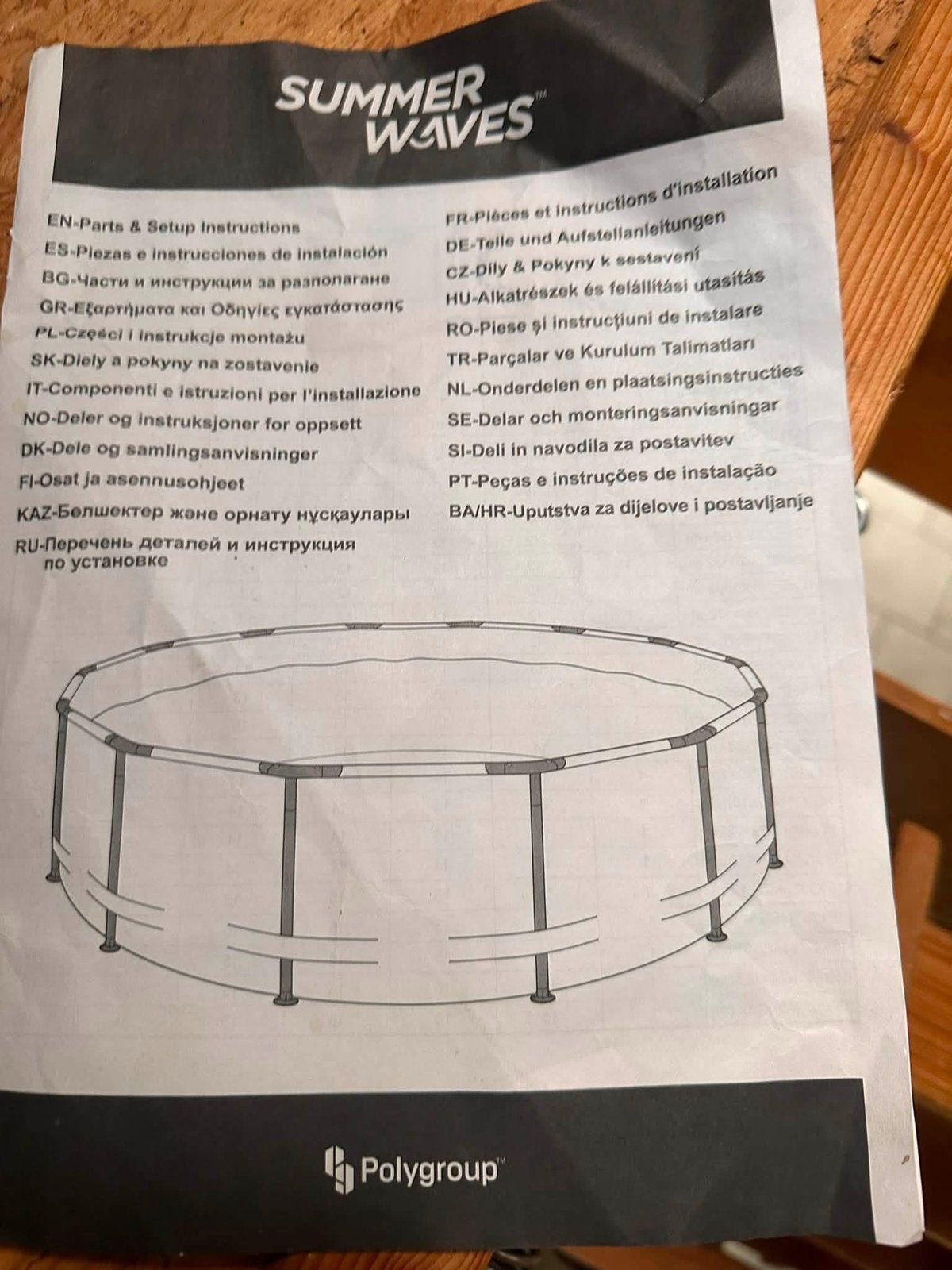 Foto 4 van GRATIS Polygone Zwembad Set complet