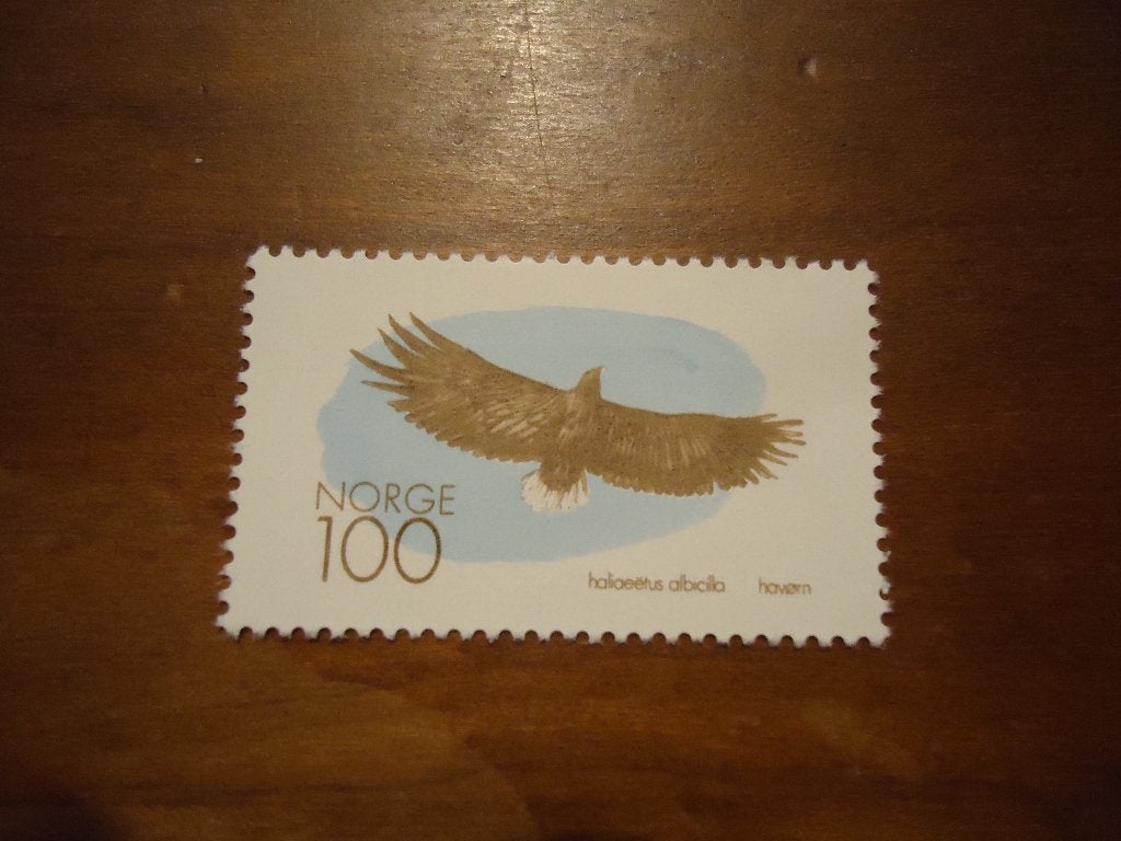 Vogel zee arend Noorwegen 1970, mi. 605 postfris/ongebruikt, Ophalen of Verzenden, Postfris, Dier of Natuur