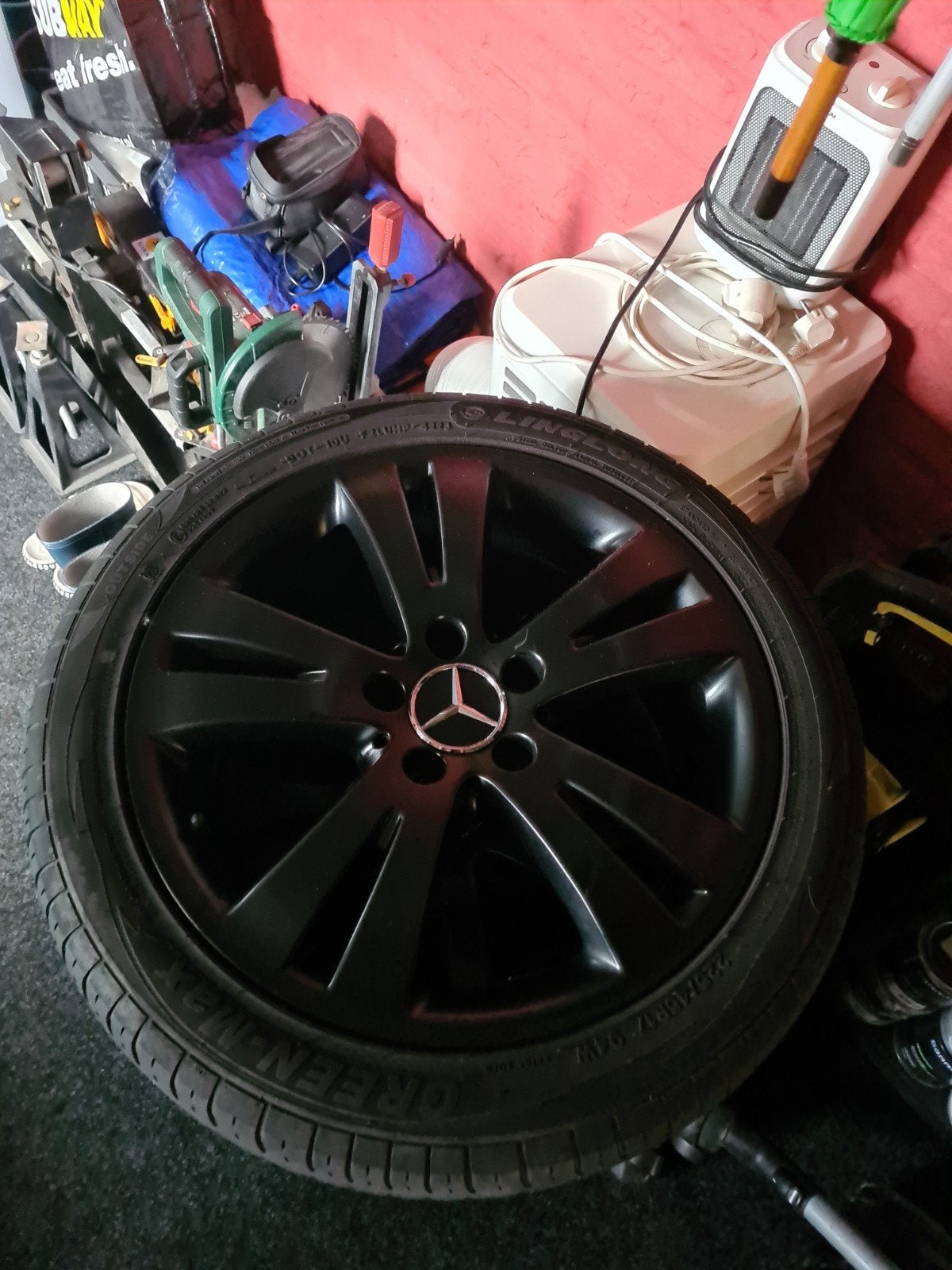 Mercedes Benz lichtmetalen velgen 17 inch, Auto-onderdelen, Ophalen, Gebruikt, Banden en Velgen, 17 inch