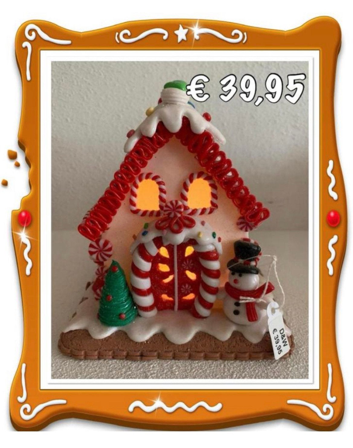 Gingerbread huis 15 hoog, Ophalen of Verzenden, Nieuw