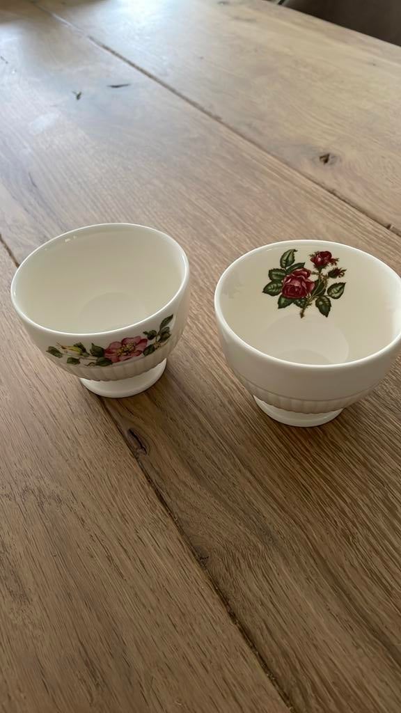2 wedgwood suikerpotjes, Ophalen of Verzenden