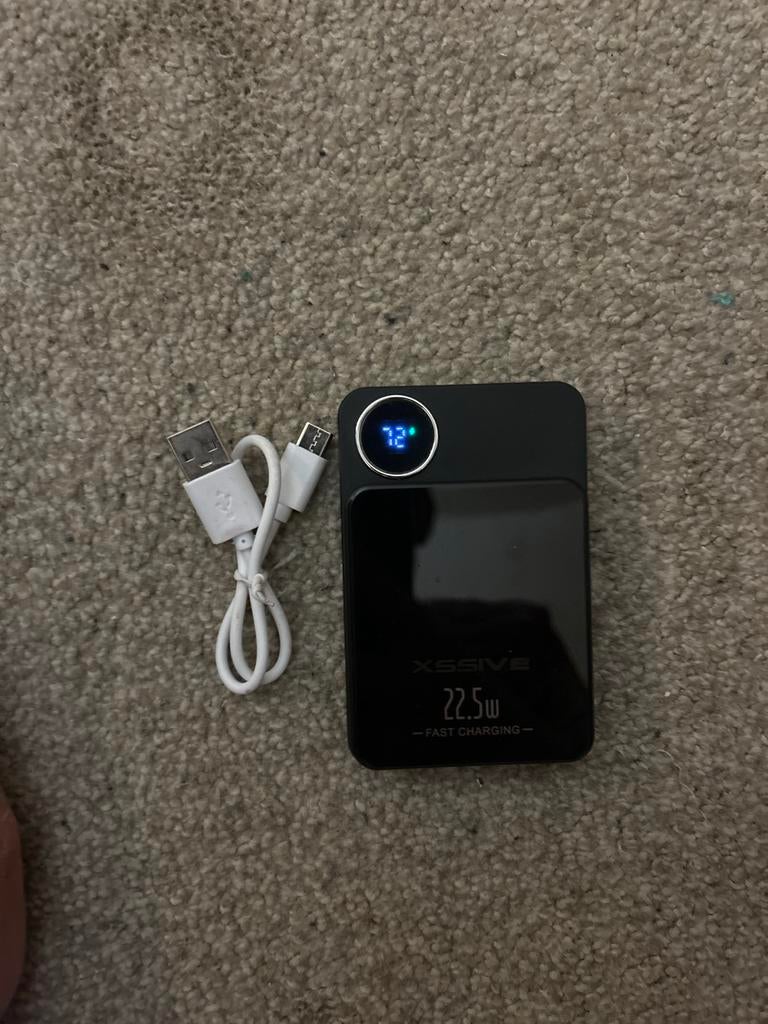 XSsive Powerbank 10000mAh 22.5W met Display, Ophalen, Zo goed als nieuw