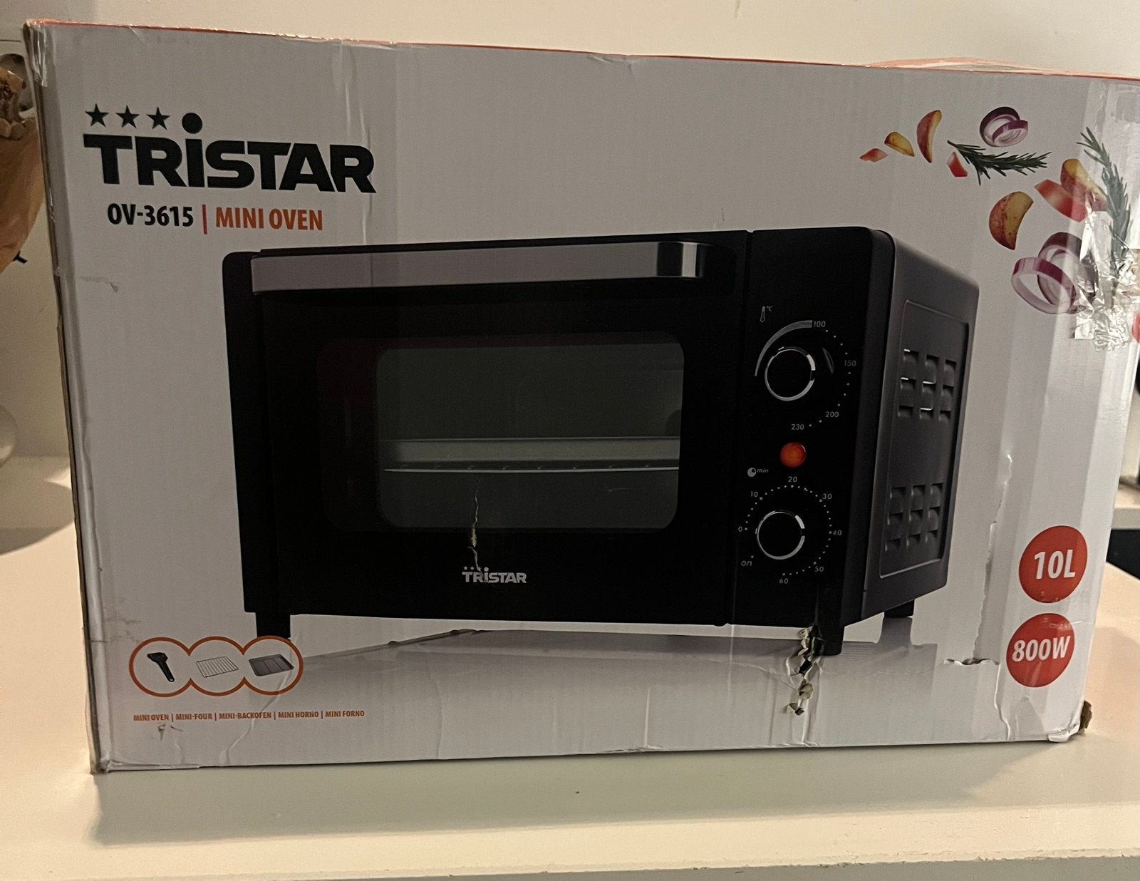 Tristar OV-3615 Mini oven, Witgoed en Apparatuur, Ovens, Ophalen of Verzenden, Nieuw, Minder dan 45 cm, Minder dan 45 cm