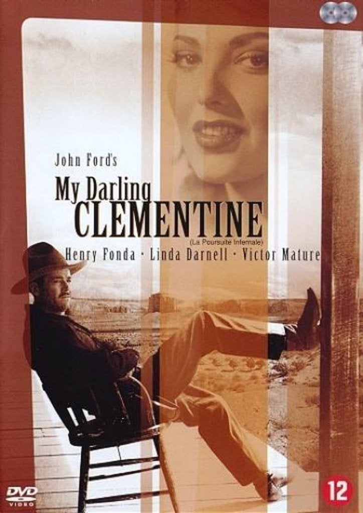 DVD MY DARLING CLEMENTINE HENRY FONDA LINDA DARNELL J FORD, 1960 tot 1980, Verzenden, Alle leeftijden, Zo goed als nieuw