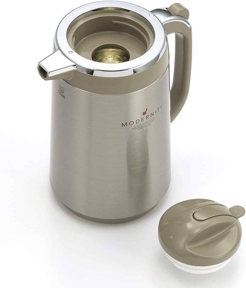Nieuw | Tiger thermoskan – Isoleerkan satin / Zwart - Beige, Huis en Inrichting, Keuken | Keukenbenodigdheden, Ophalen, Overige typen