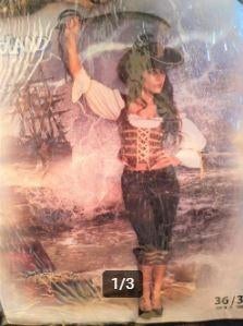 De luxe Piraat outfit mt S, Kleding | Dames, Carnavalskleding en Feestkleding, Carnaval, Nieuw, Ophalen of Verzenden, Kleding