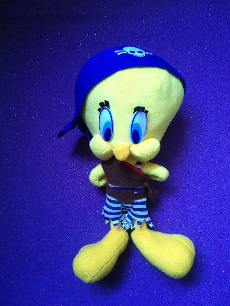 LOONEY TUNES PLAY-BY-PLAY Knuffel TWEETY ALS PIRAAT **Nieuw*, Ophalen of Verzenden, Nieuw, Overige typen, Met label