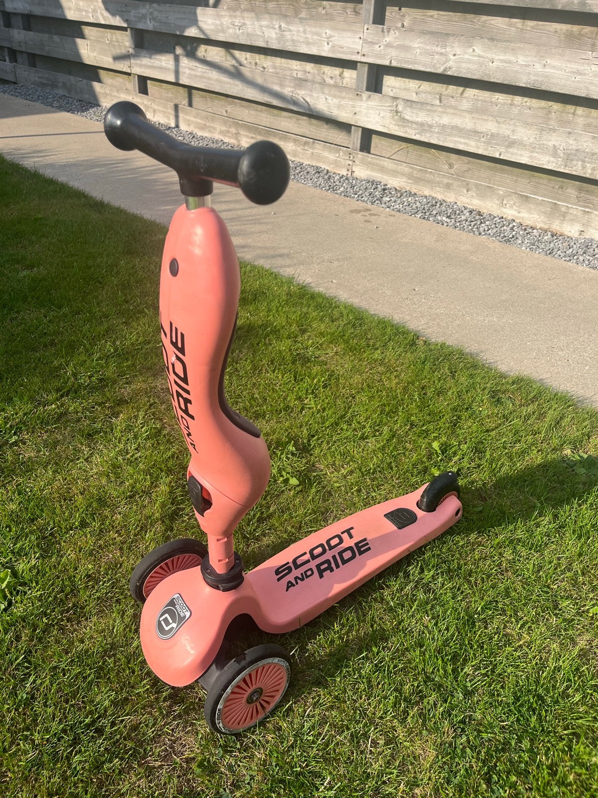 Scoot and Ride Highwaykick 1 - 2-in-1 step en loopfiets, Fietsen en Brommers, Steps, Ophalen, Gebruikt, Overige typen