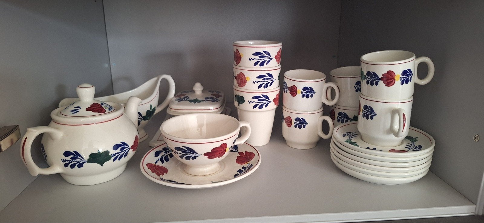 Boerenbont servies in zeer goede staat, Ophalen