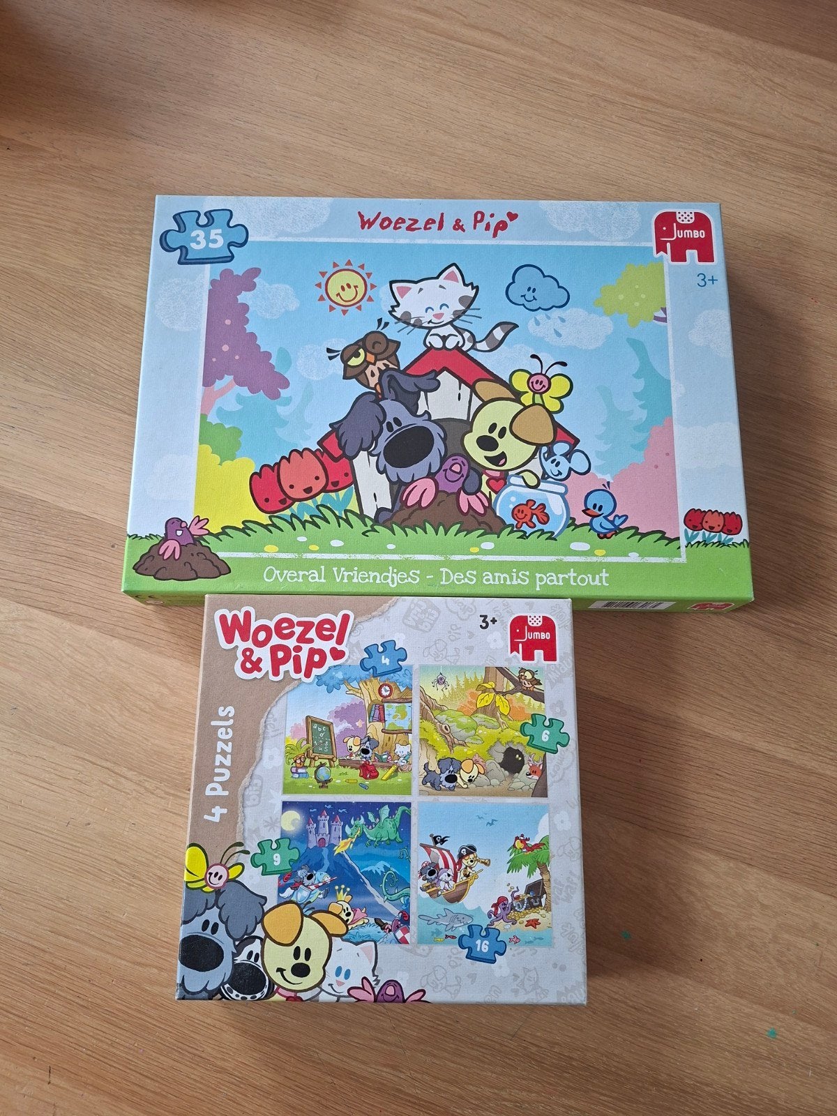 Woezel en Pip puzzels, Ophalen, 10 tot 50 stukjes, 2 tot 4 jaar