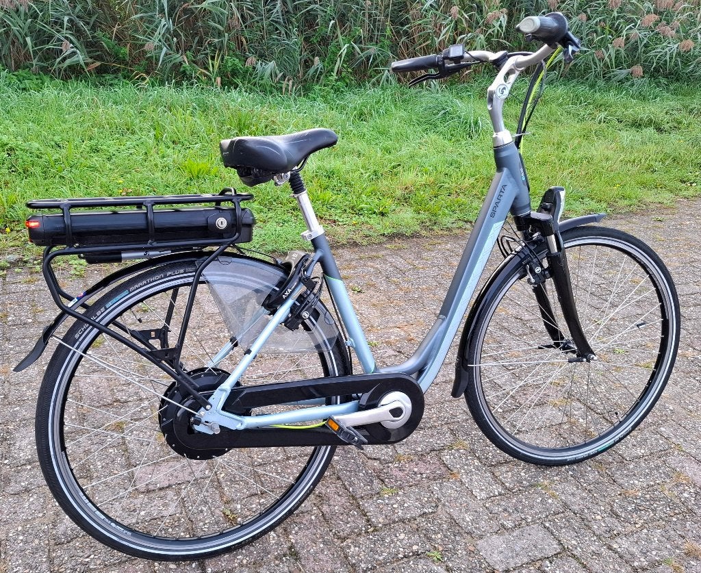 Nette elektrische Sparta damesfiets, Achterwielmotor✅️, Ophalen, Sparta, Versnellingen, 53 tot 56 cm