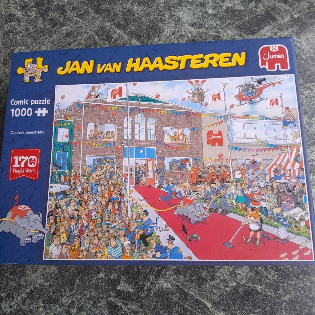 Puzzel Jan van Haasteren, Ophalen of Verzenden, 500 t/m 1500 stukjes, Zo goed als nieuw, Legpuzzel