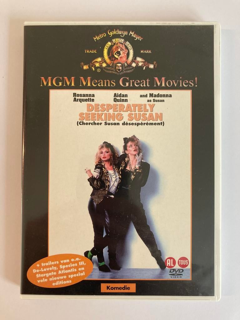 Desperately Seeking Susan, 1985 / DVD / Susan Seidelman, Ophalen of Verzenden, Zo goed als nieuw, Komedie, Alle leeftijden