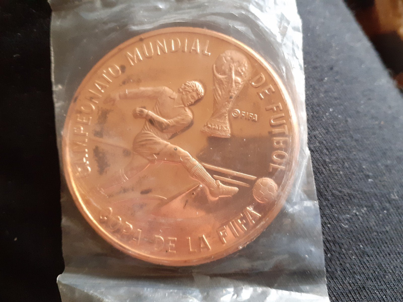 WK voetbal munt Spanje 1982m, Postzegels en Munten, Ophalen of Verzenden, Spanje, Overige waardes