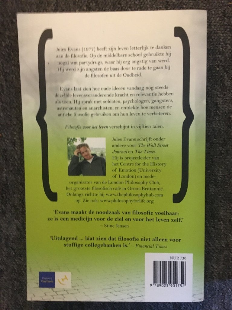 Filosofie voor het leven ; door Jules Evans #Zelfhulp, Boeken, Ophalen of Verzenden, Gelezen, Jules Evans