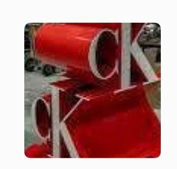 NIEUW!! Calvin Klein Visual Merchandising, Huis en Inrichting, Bureaus, Ophalen, Zo goed als nieuw, Rood, Overige merken