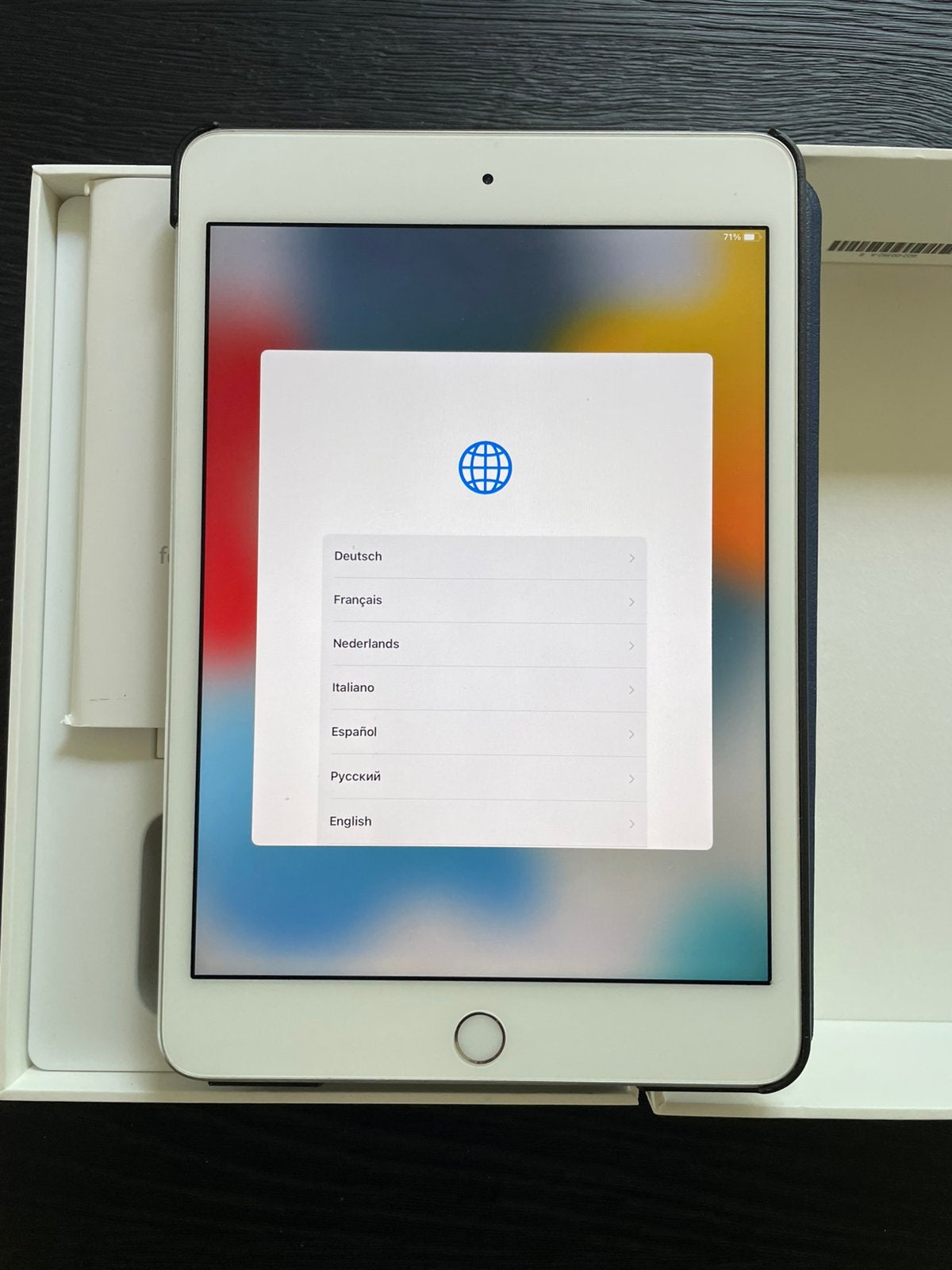 Prima werkende mini ipad 4 met 16 gb., Apple iPad, Wit, Zo goed als nieuw, 16 GB