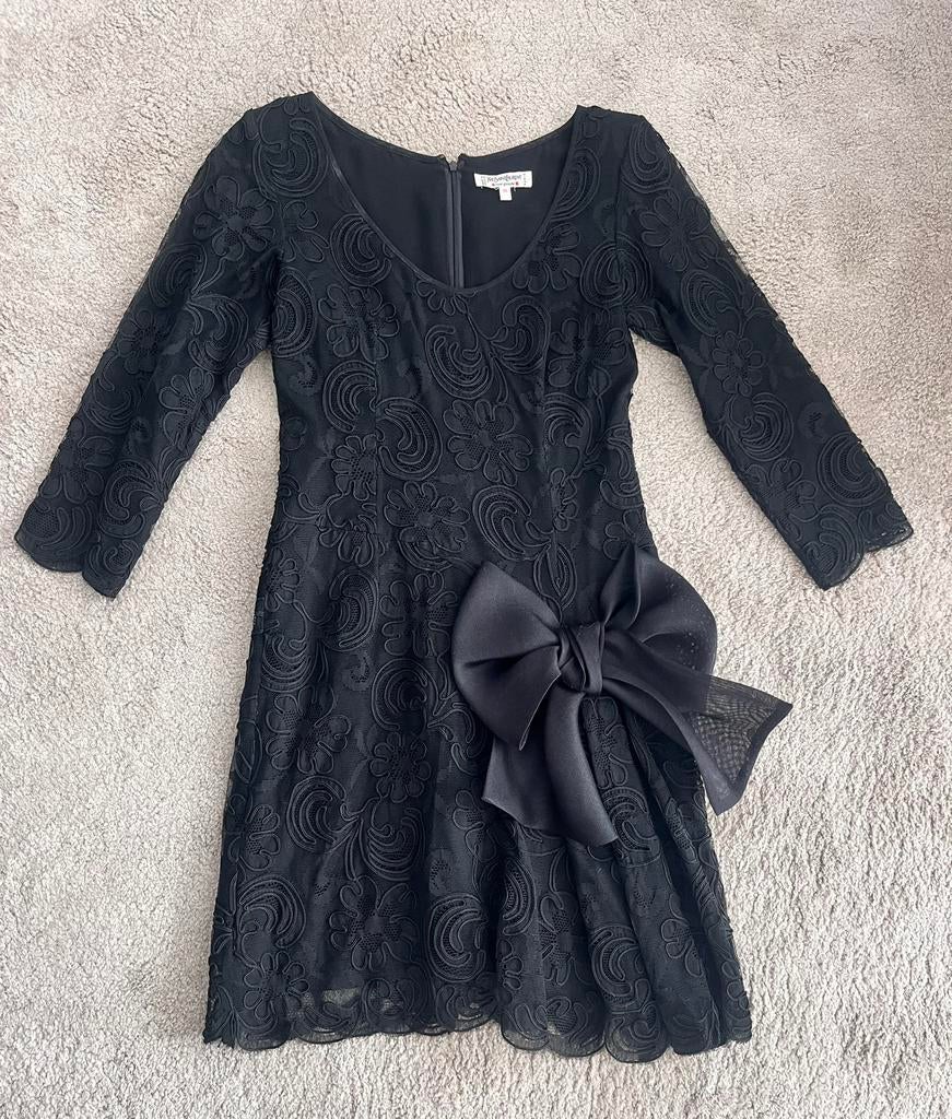 Yves Saint Laurent jurk origineel!, Ophalen of Verzenden, Zo goed als nieuw, Maat 38/40 (M), Zwart