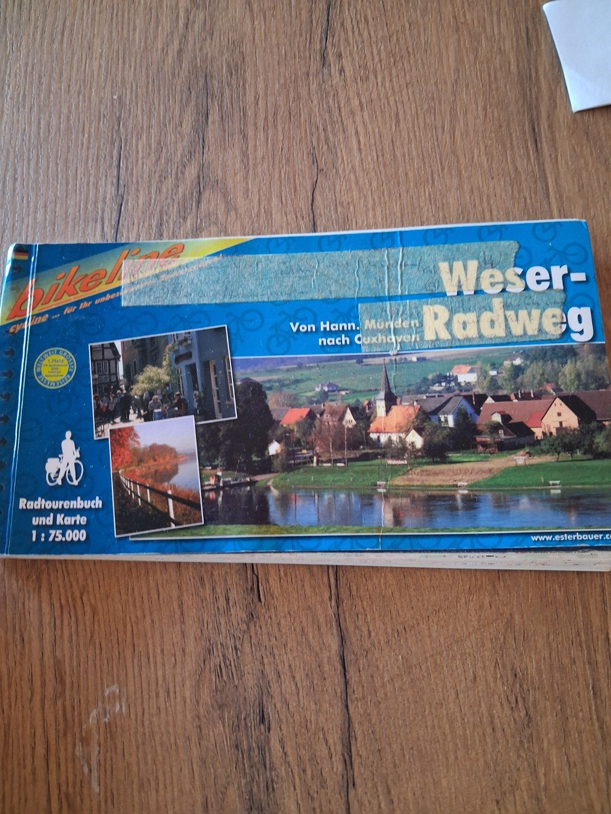 Weser-Radweg Fietsgids: Hann. Münden naar Cuxhaven, Fiets- of Wandelgids, Europa, Ophalen of Verzenden, Onbekend