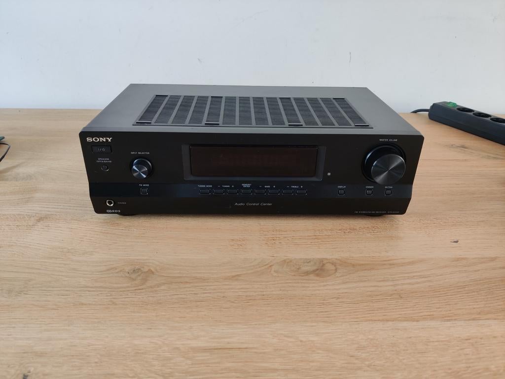 Sony STR-DH100 FM Stereo/AM Receiver met afstandsbediening, Ophalen of Verzenden, Zo goed als nieuw, 60 tot 120 watt, Sony