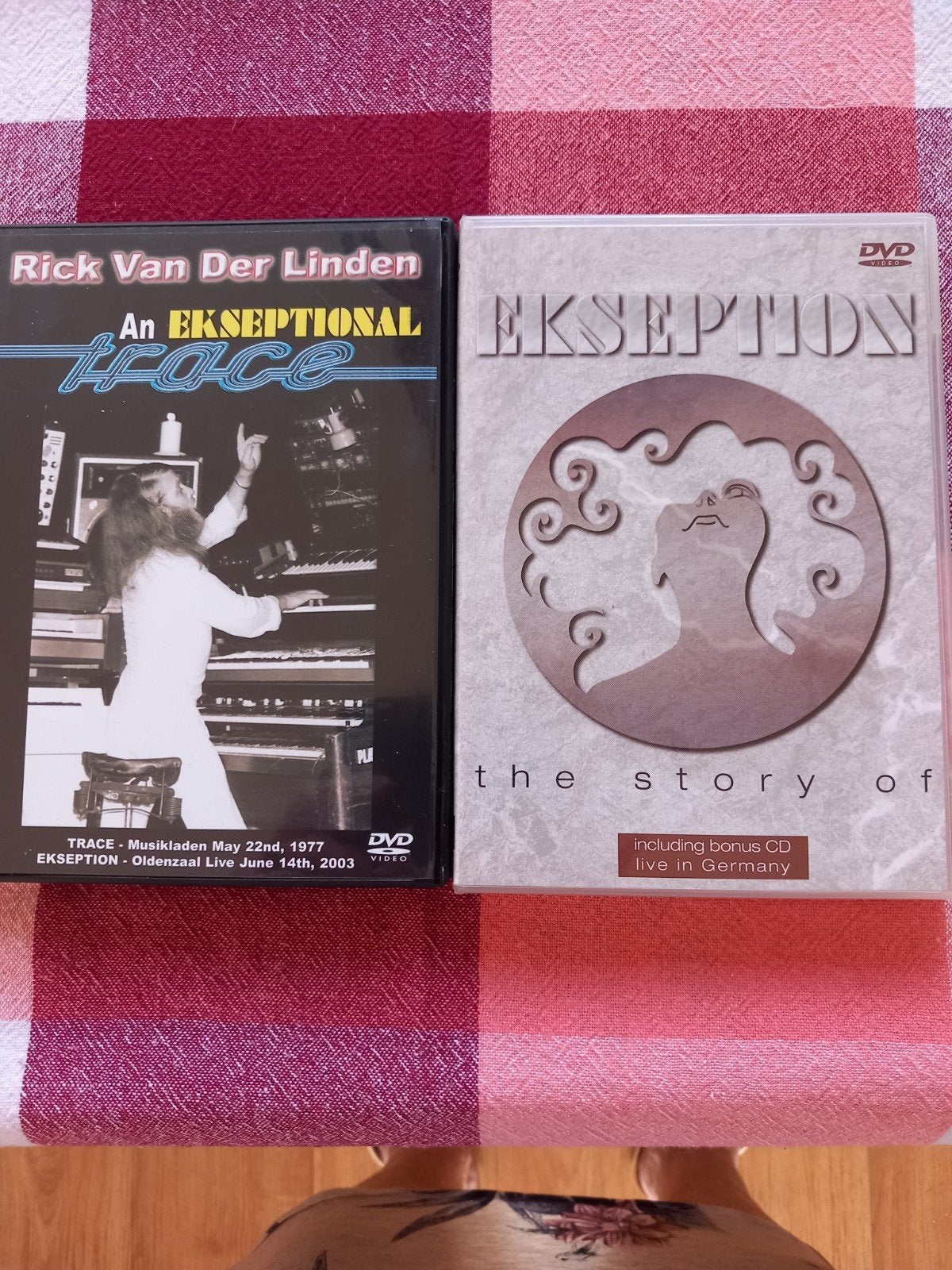 Rick Van Der Linden & Ekseption DVD's - Trace & The Story Of, Ophalen, Alle leeftijden, Engels, Concert
