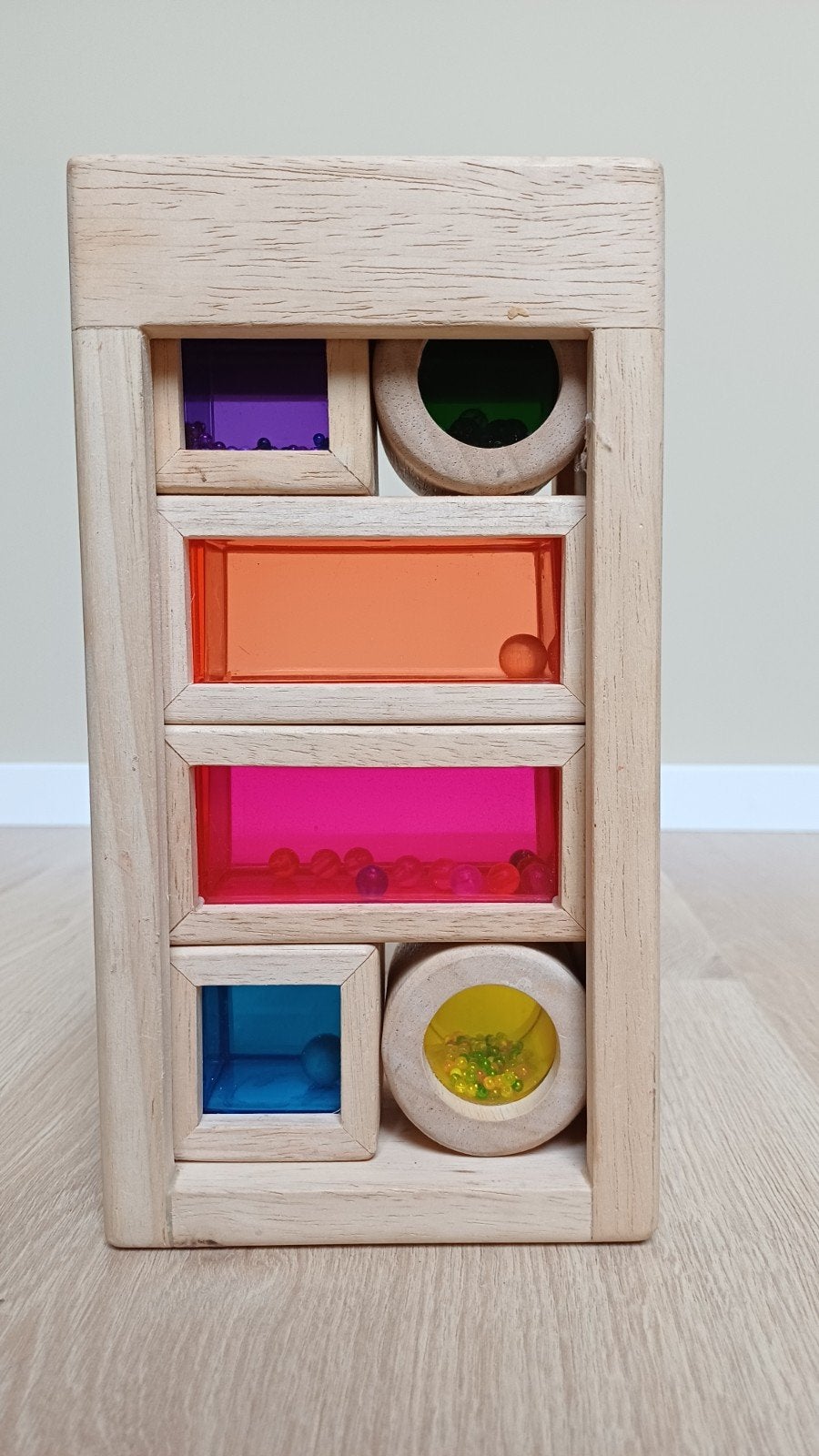 Wonderworld Sensory blocks, Kinderen en Baby's, Speelgoed | Houten speelgoed, Ophalen of Verzenden, Gebruikt, Overige typen