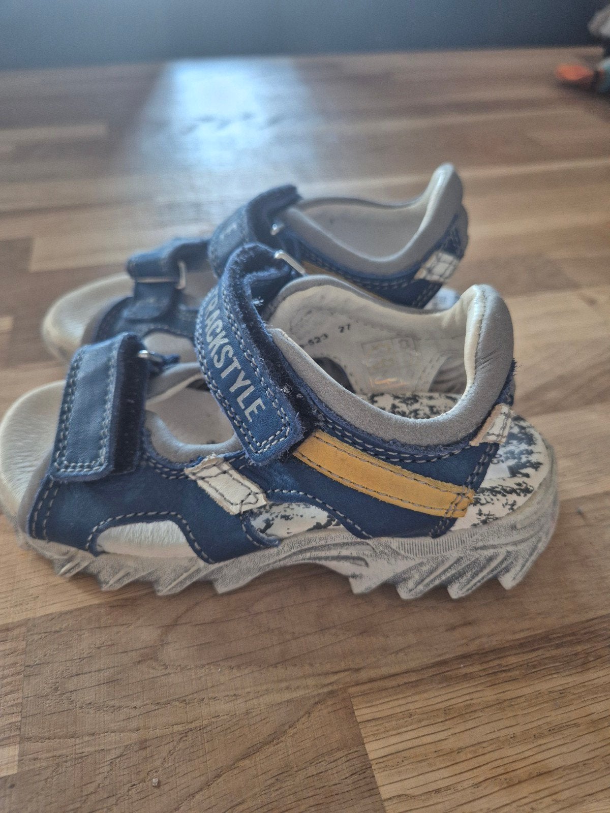 sandalen maat 27 - Blauw/Geel, Ophalen, Trackstyle, Jongen of Meisje, Schoenen