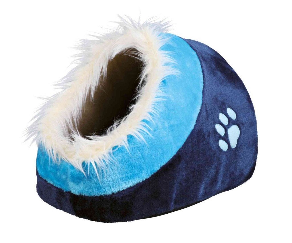Kattenmand iglo huisje blauw van € 29,99 nu voor € 17,95, ., Ophalen of Verzenden, Pluche, .