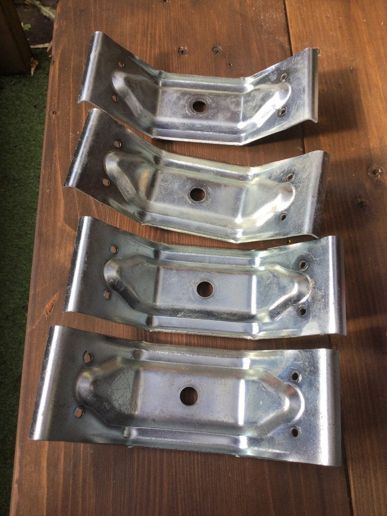 4  x Tafelpoot bevestiging, Tafelpoot, Minder dan 50 cm, Minder dan 50 cm, Ophalen of Verzenden