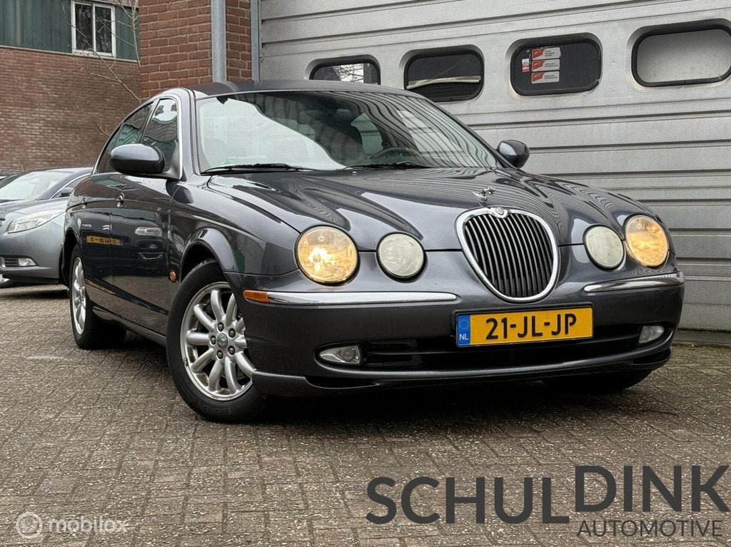 Jaguar S-type 2.5 V6 Executive AUTOMAAT|AIRCO|LEDEREN BEKLED, Auto's, Jaguar, Automaat, Automatische klimaatregeling, Achterwielaandrijving