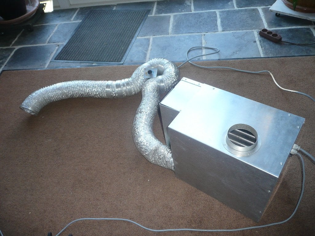 Aircobox / ventilatiebox, Doe-het-zelf en Verbouw, Ventilatie en Afzuiging, Ophalen, Gebruikt, Afzuiger