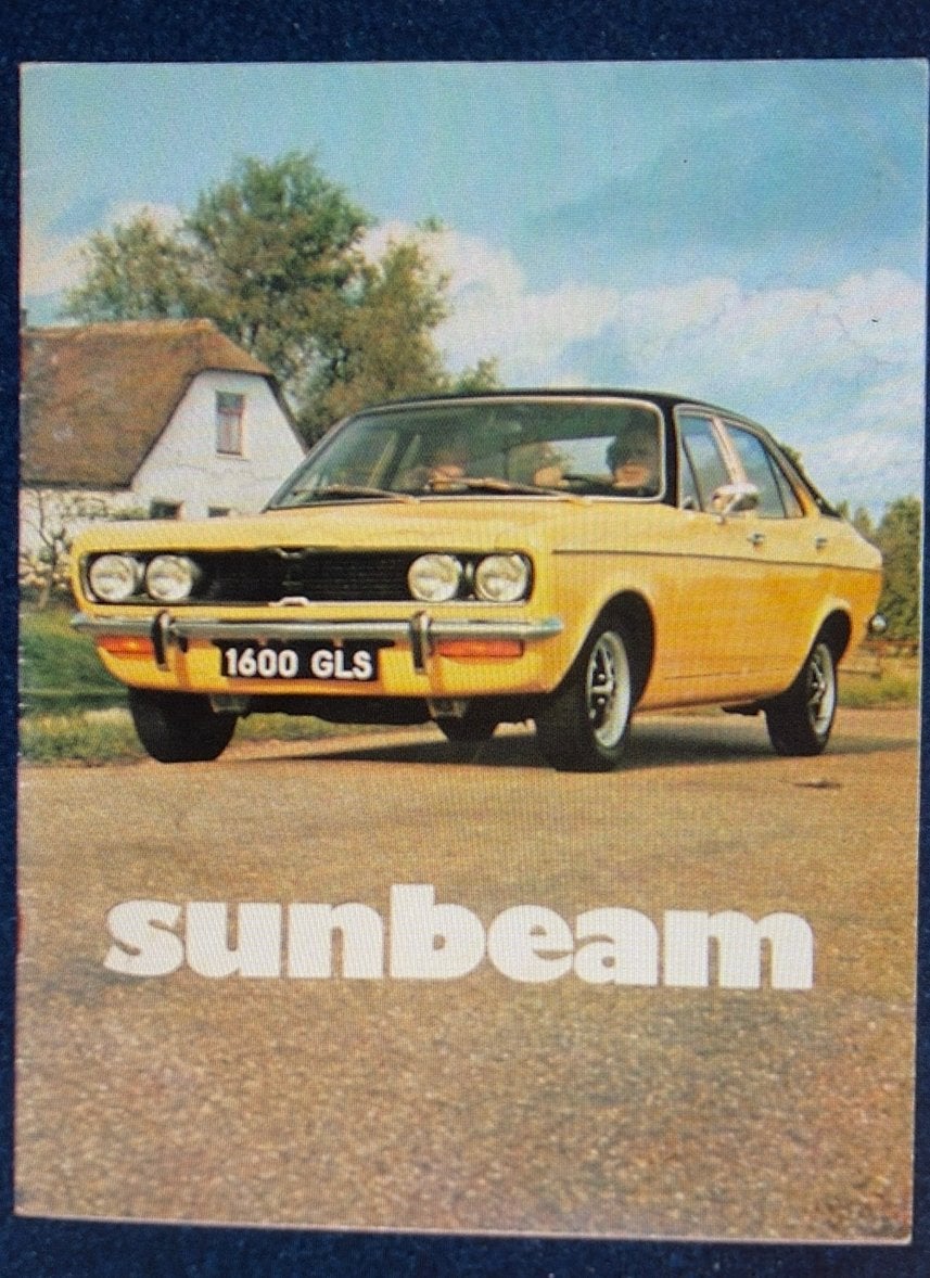 Sunbeam brochure, Ophalen of Verzenden, Zo goed als nieuw, Overige merken