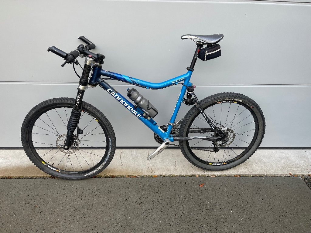mountain bike Cannondale, Gebruikt, Fully, Schijfrem, Ophalen