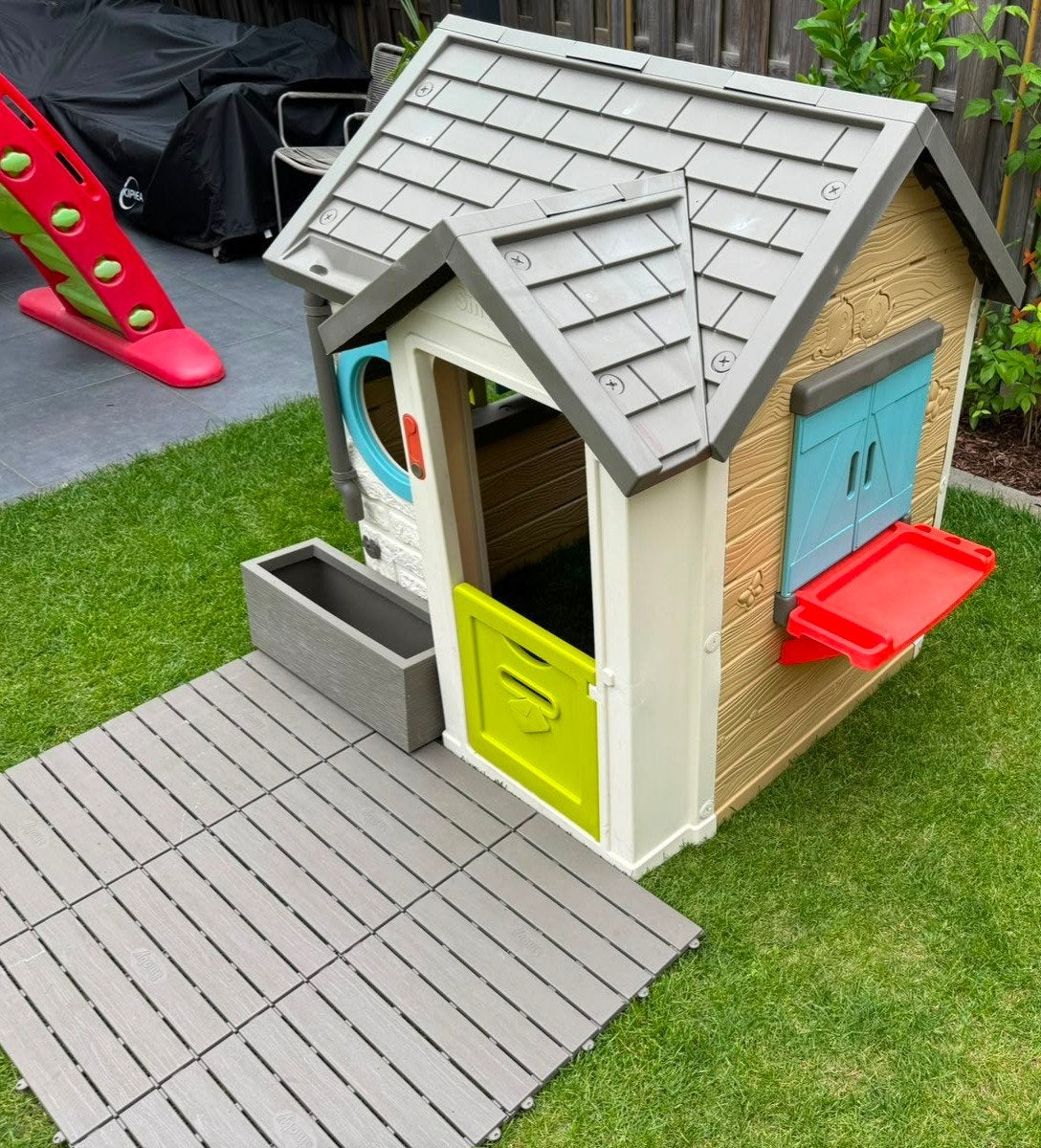 Smoby speelhuisje, Ophalen, Zo goed als nieuw, Kunststof