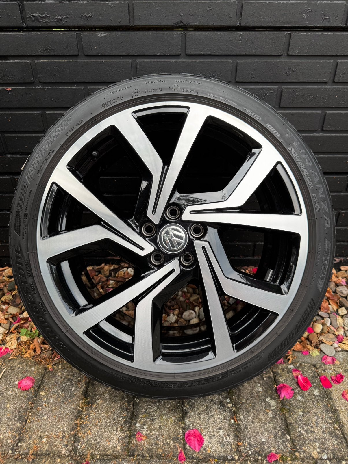 Volkswagen Brescia 18 INCH velgen origineel OEM zomer, 18 inch, 215 mm, Banden en Velgen, Ophalen of Verzenden